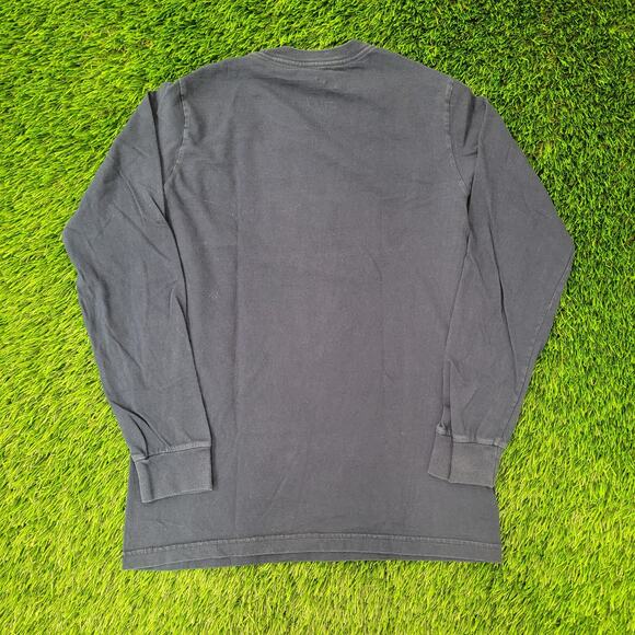 NIKE Center-Swoosh Slogan Shirt Teens Large 17x24 Navy-Blue - Picture 2 of 12